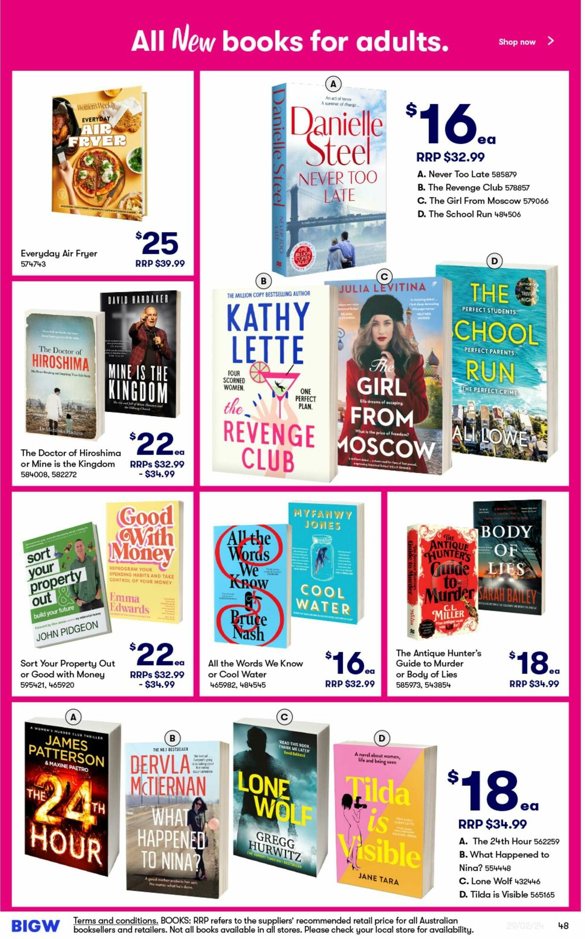 Big W Catalogues from 29 February