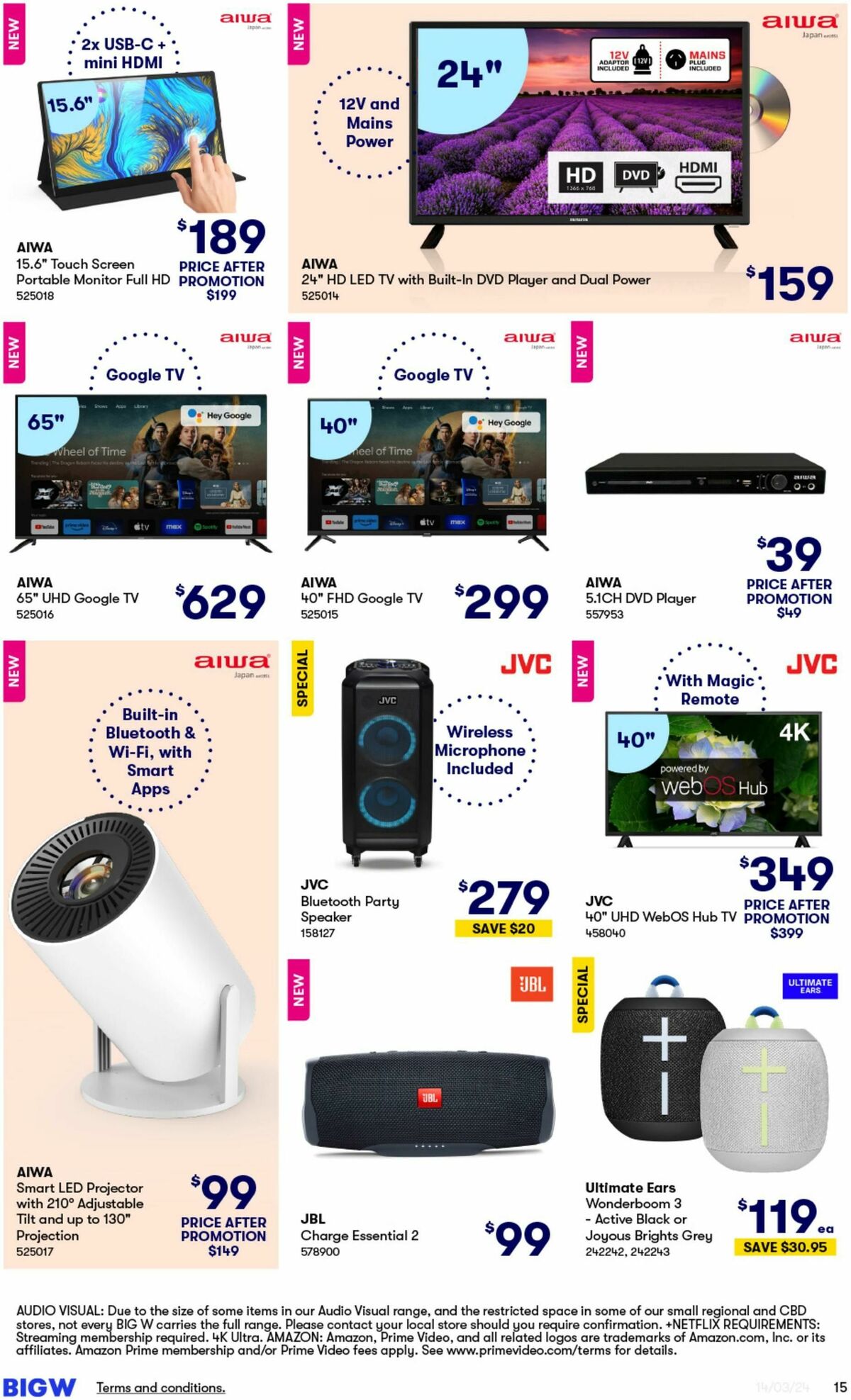 Big W Catalogues from 14 March