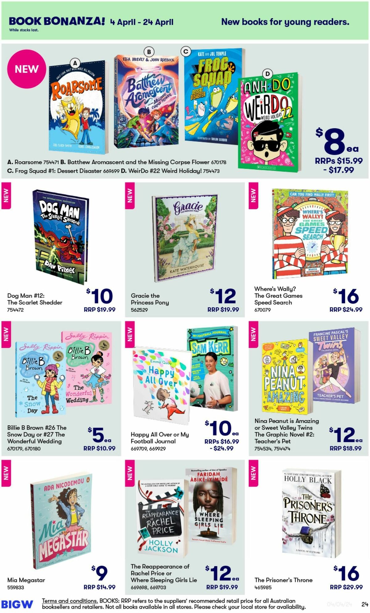 Big W Catalogues from 4 April