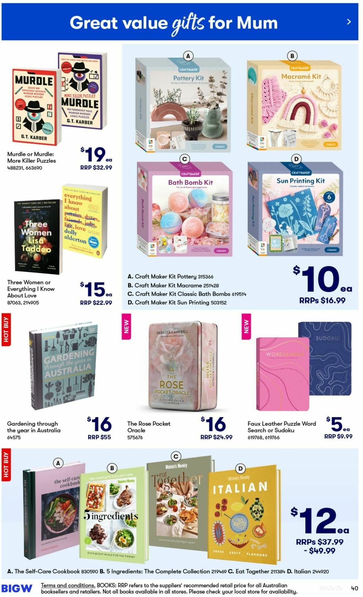 Big W Catalogues from 18 April