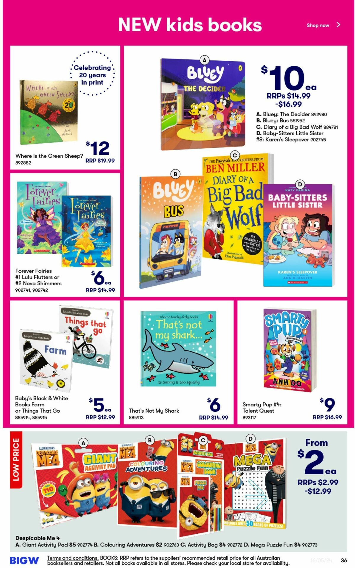 Big W Catalogues from 16 May