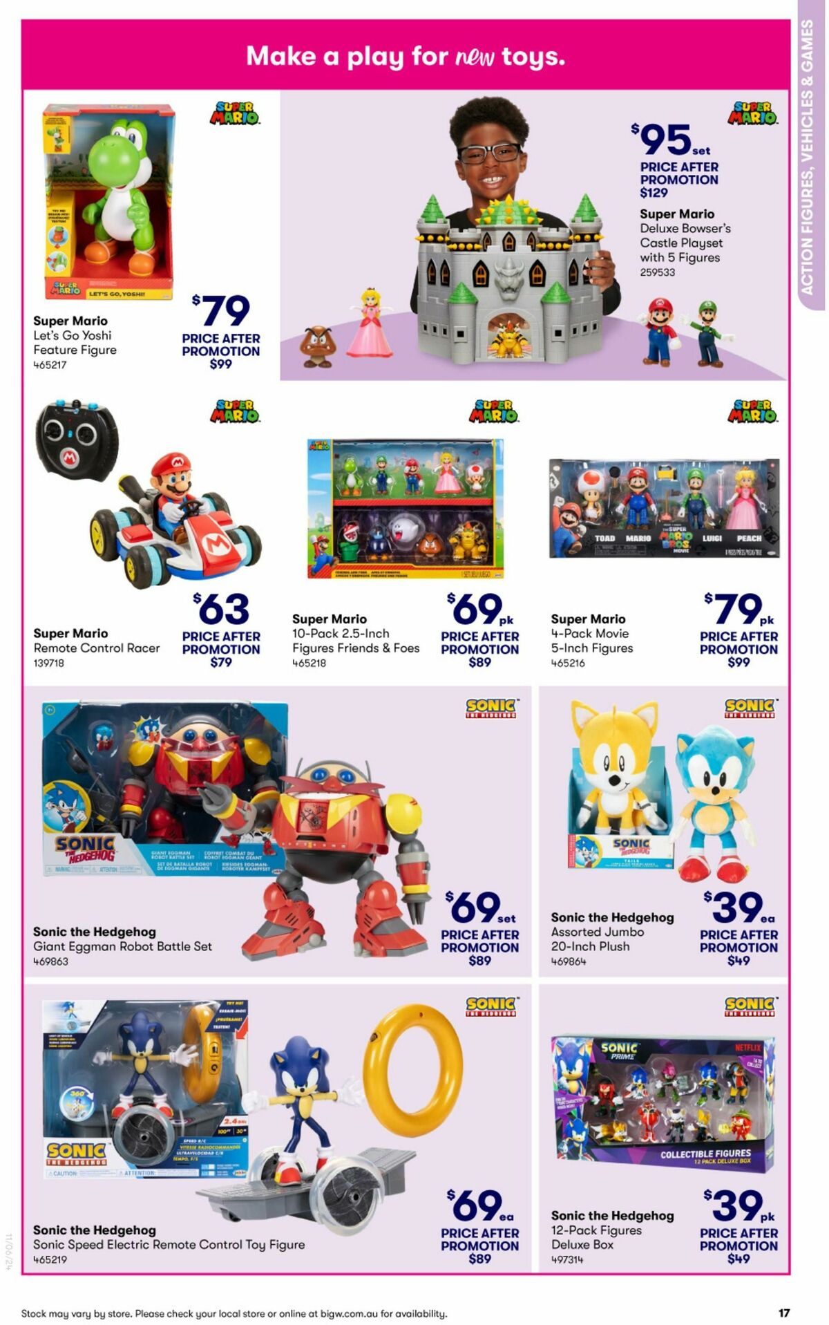 Big W Big Whopping Toy Sale Catalogues from 11 June