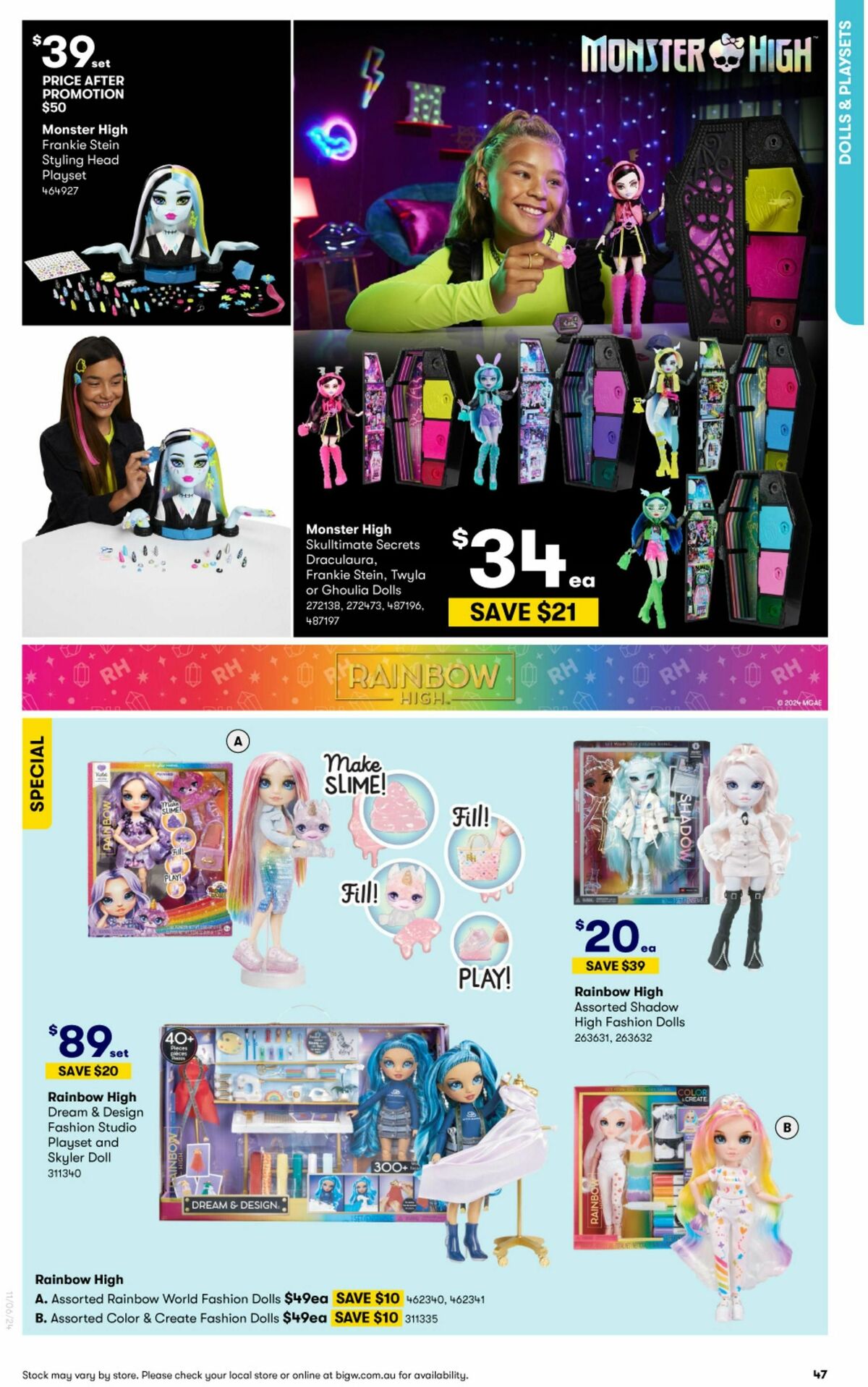 Big W Big Whopping Toy Sale Catalogues from 11 June