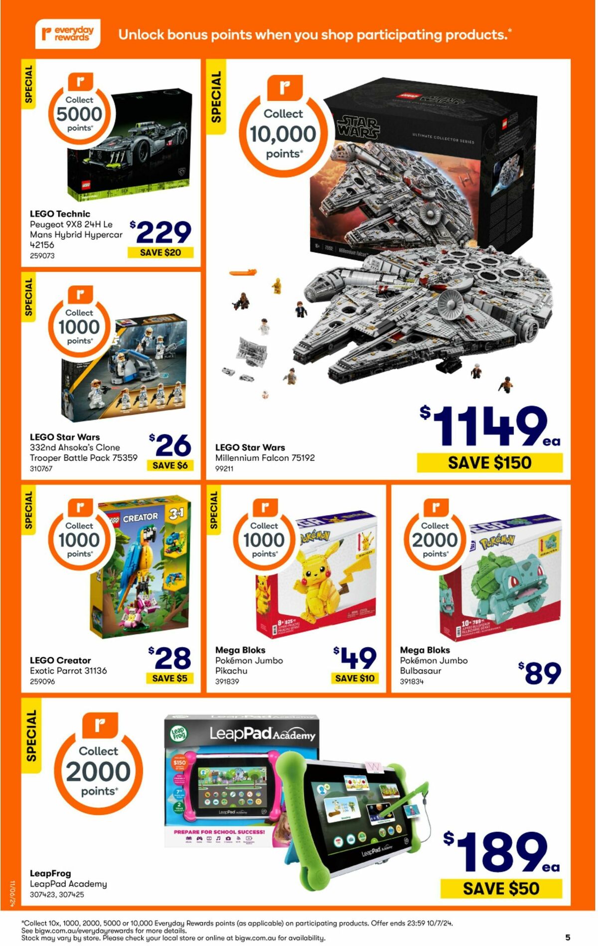 Big W Big Whopping Toy Sale Catalogues from 11 June