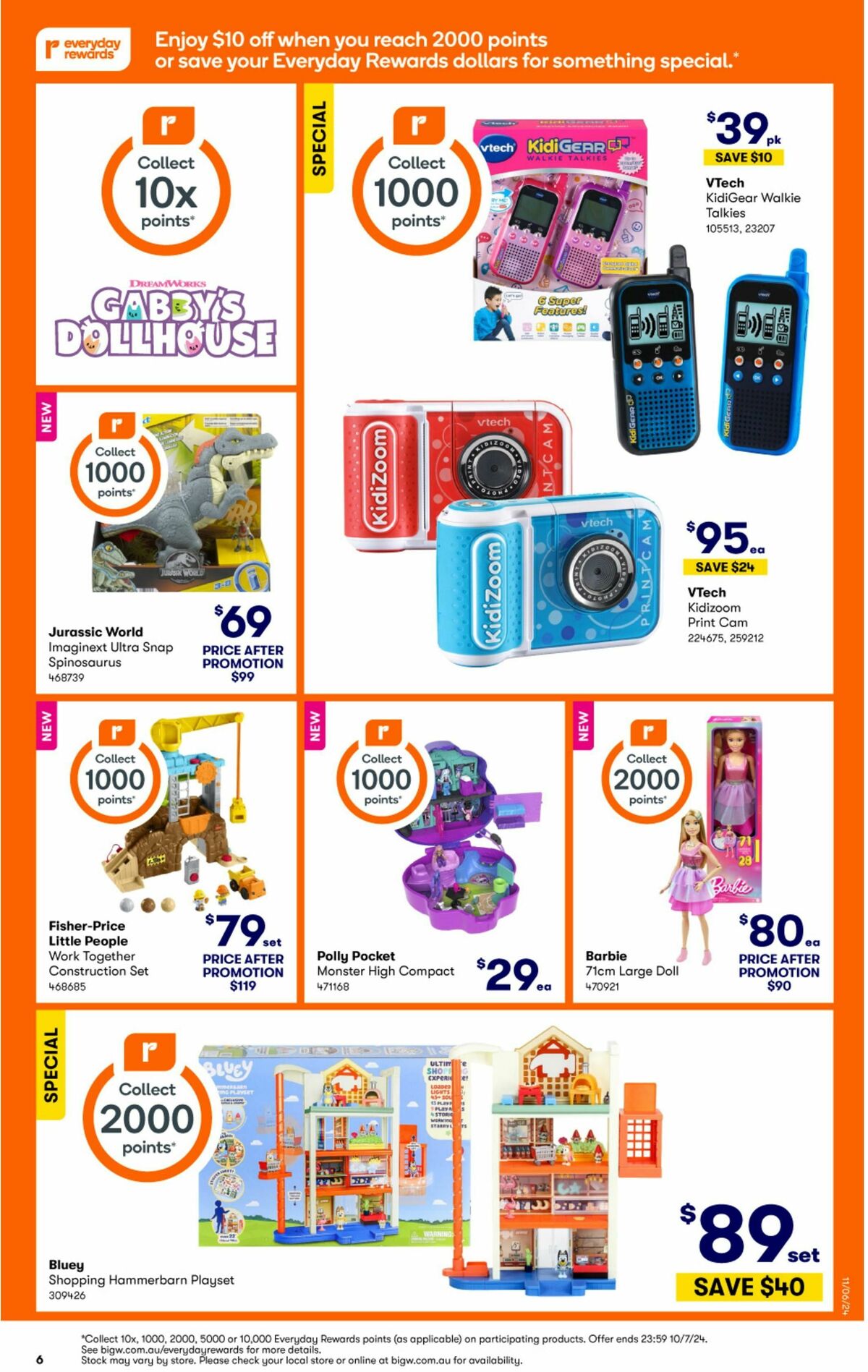 Big W Big Whopping Toy Sale Catalogues from 11 June