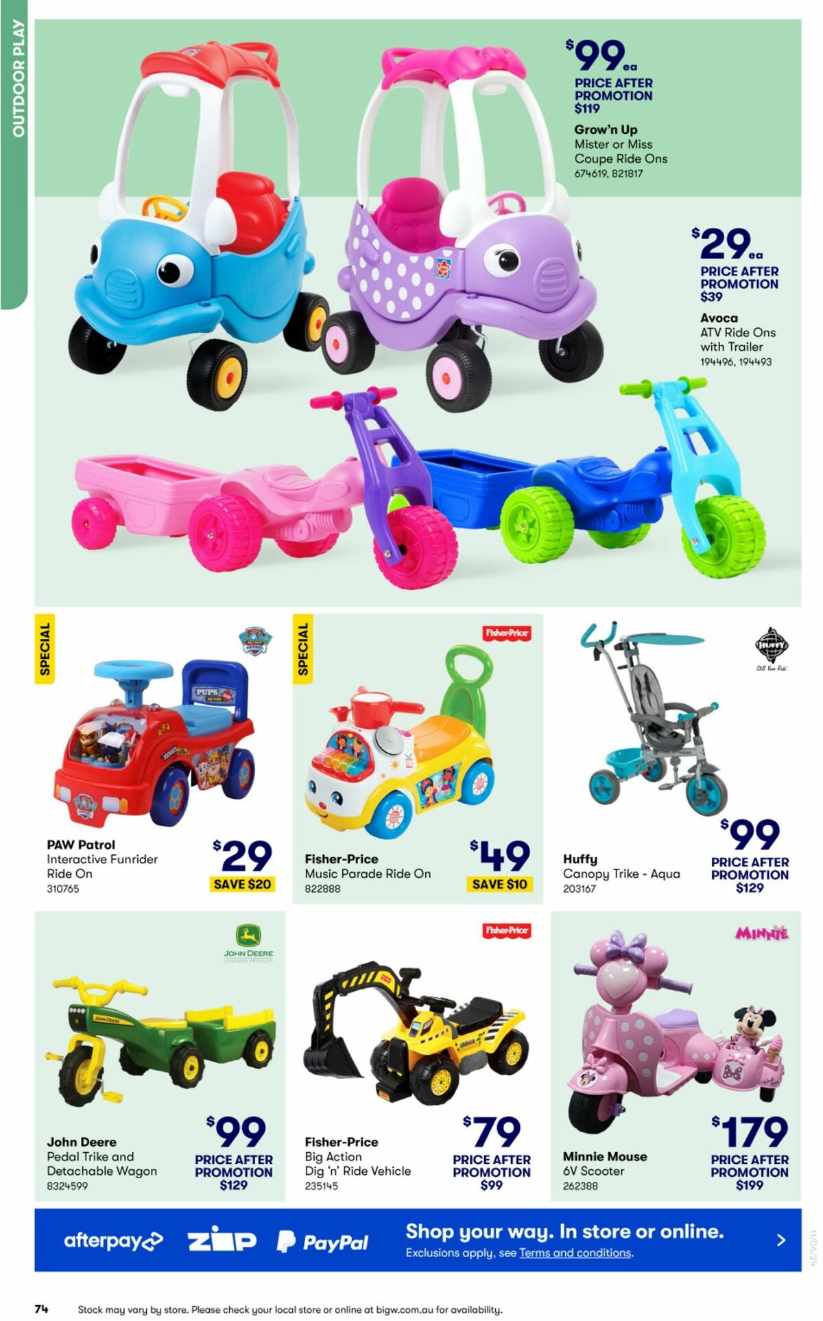 Big W Big Whopping Toy Sale Catalogues from 11 June