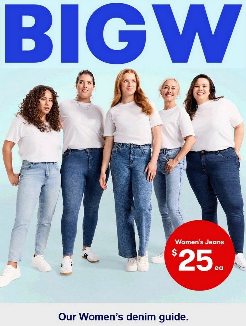 Big W Womens Jeans & Jeggings Catalogues from 18 September