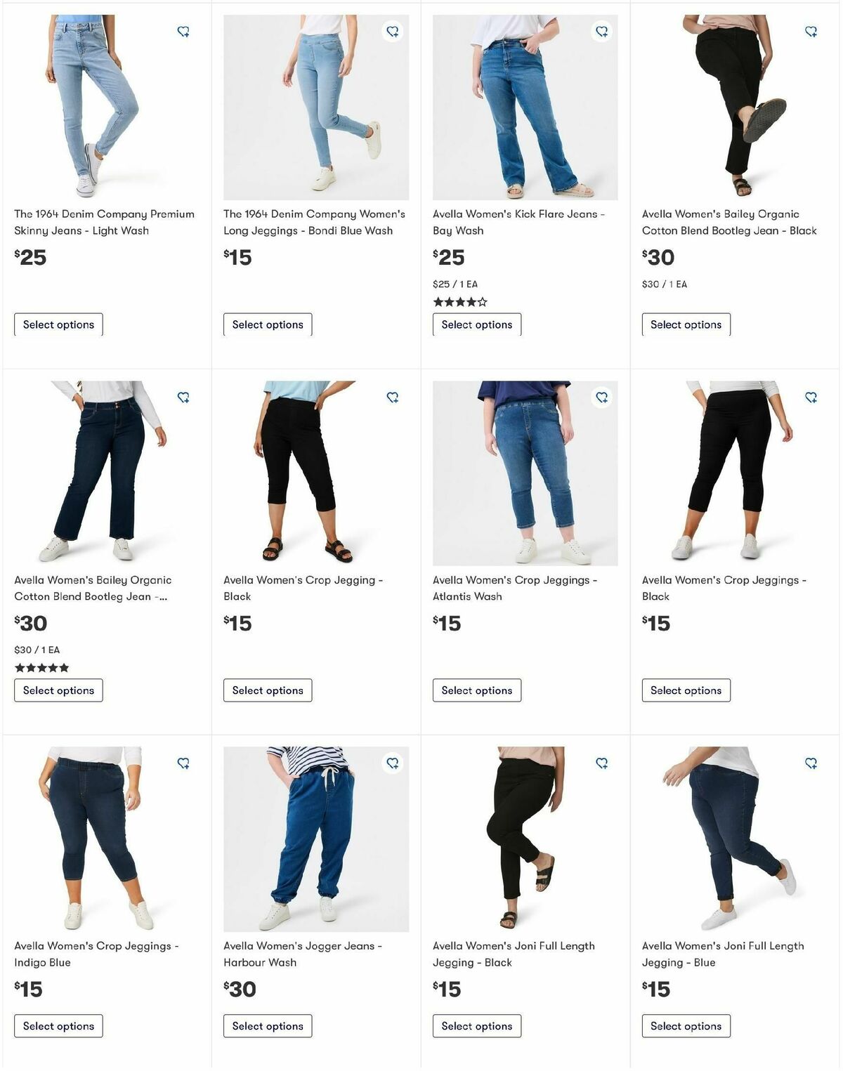 Big W Womens Jeans & Jeggings Catalogues from 18 September