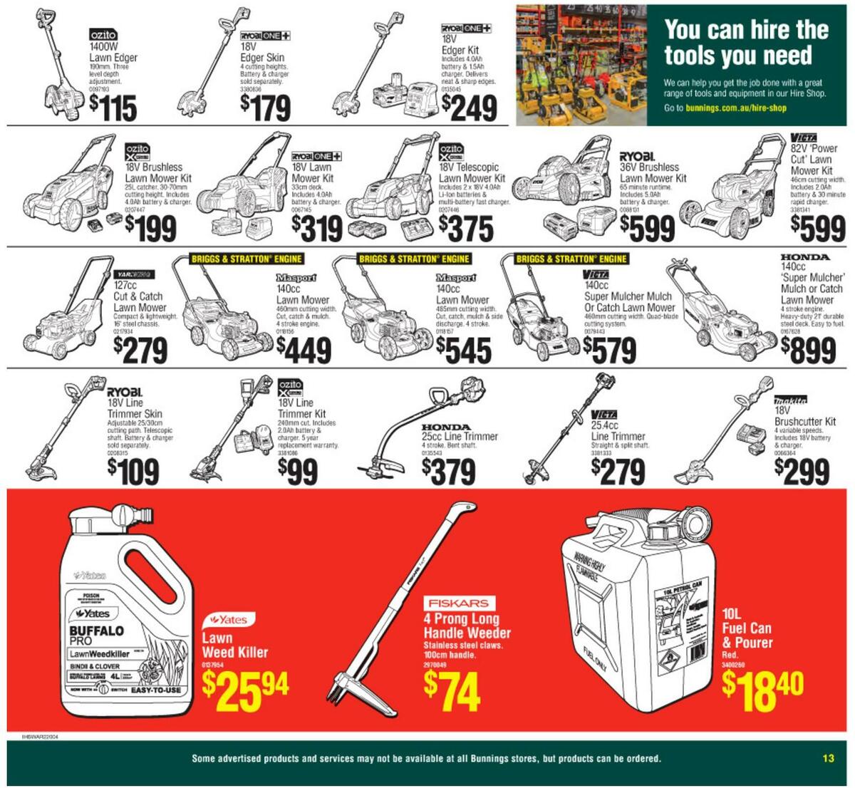 Bunnings Warehouse Catalogues from 15 September