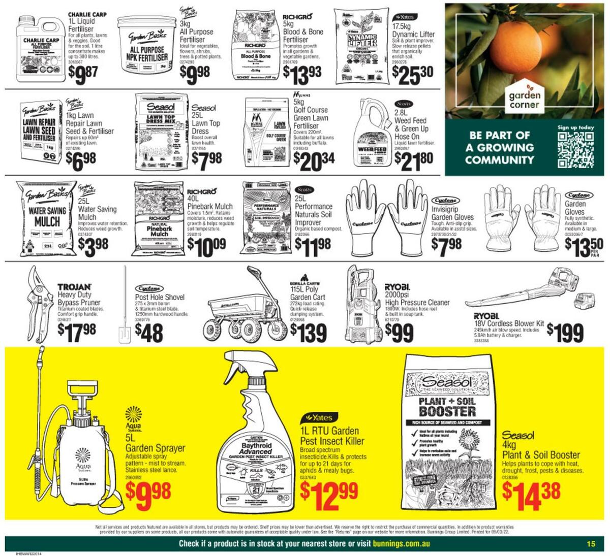 Bunnings Warehouse Catalogues from 9 March