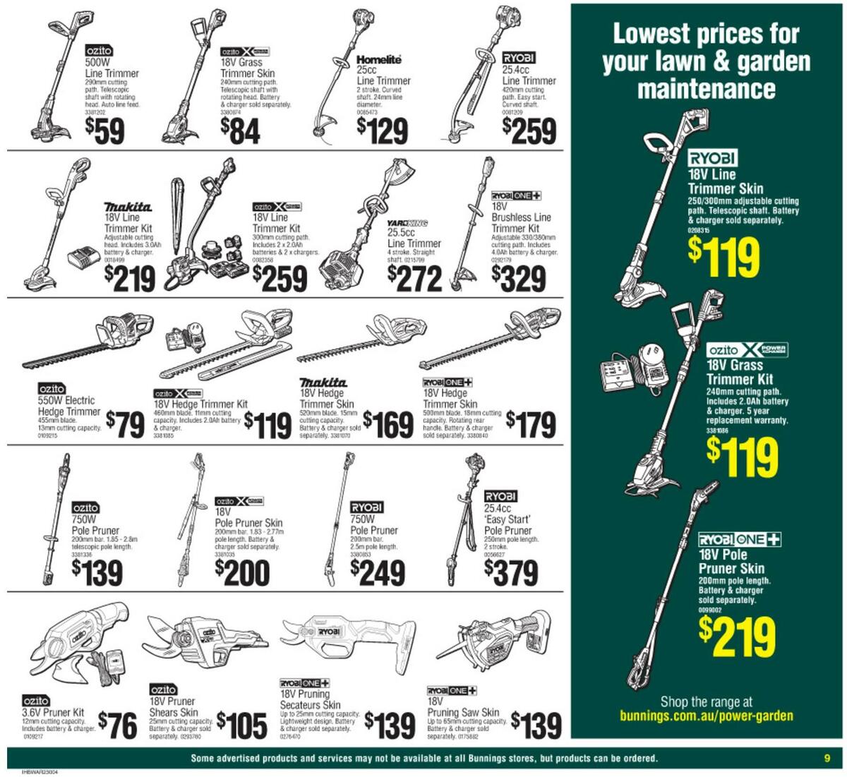 Bunnings Warehouse Catalogues from 7 September