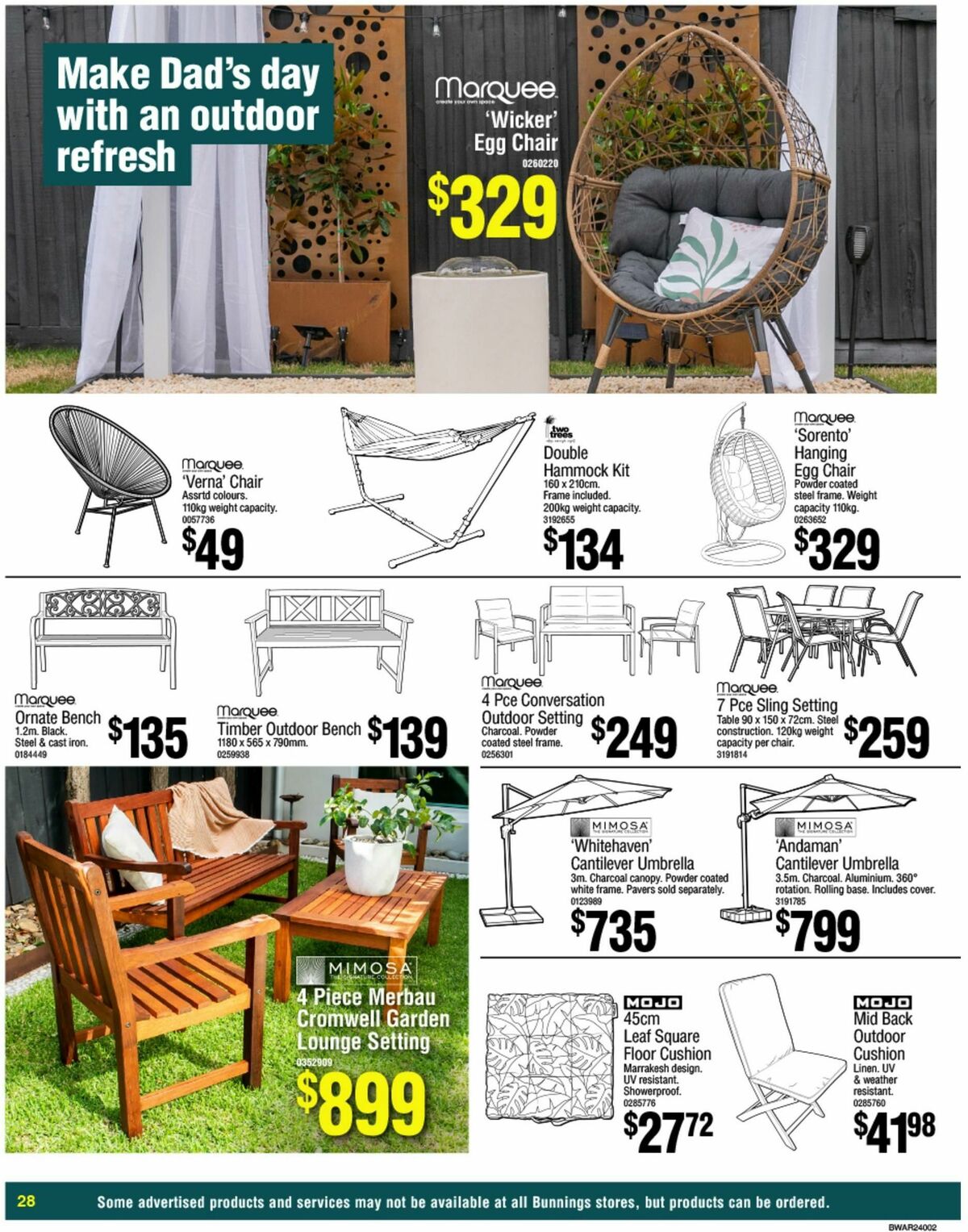 Bunnings Warehouse Catalogues from 22 August