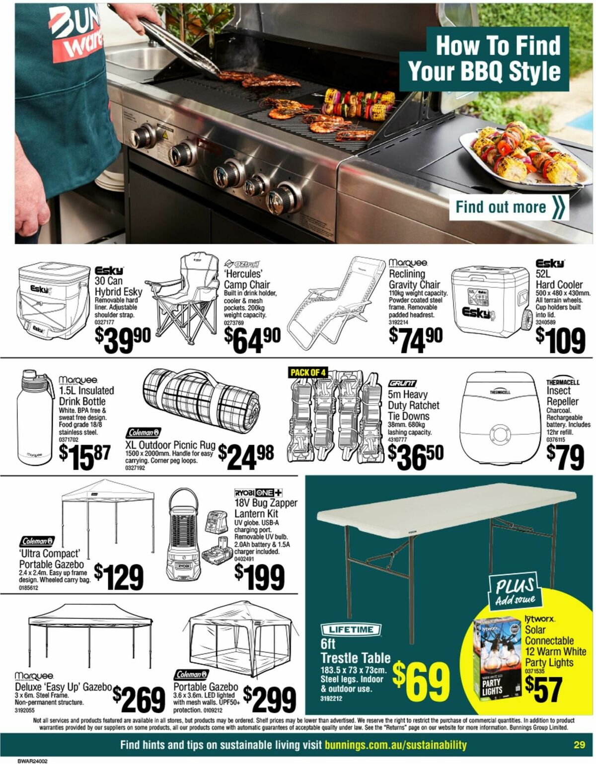 Bunnings Warehouse Catalogues from 22 August