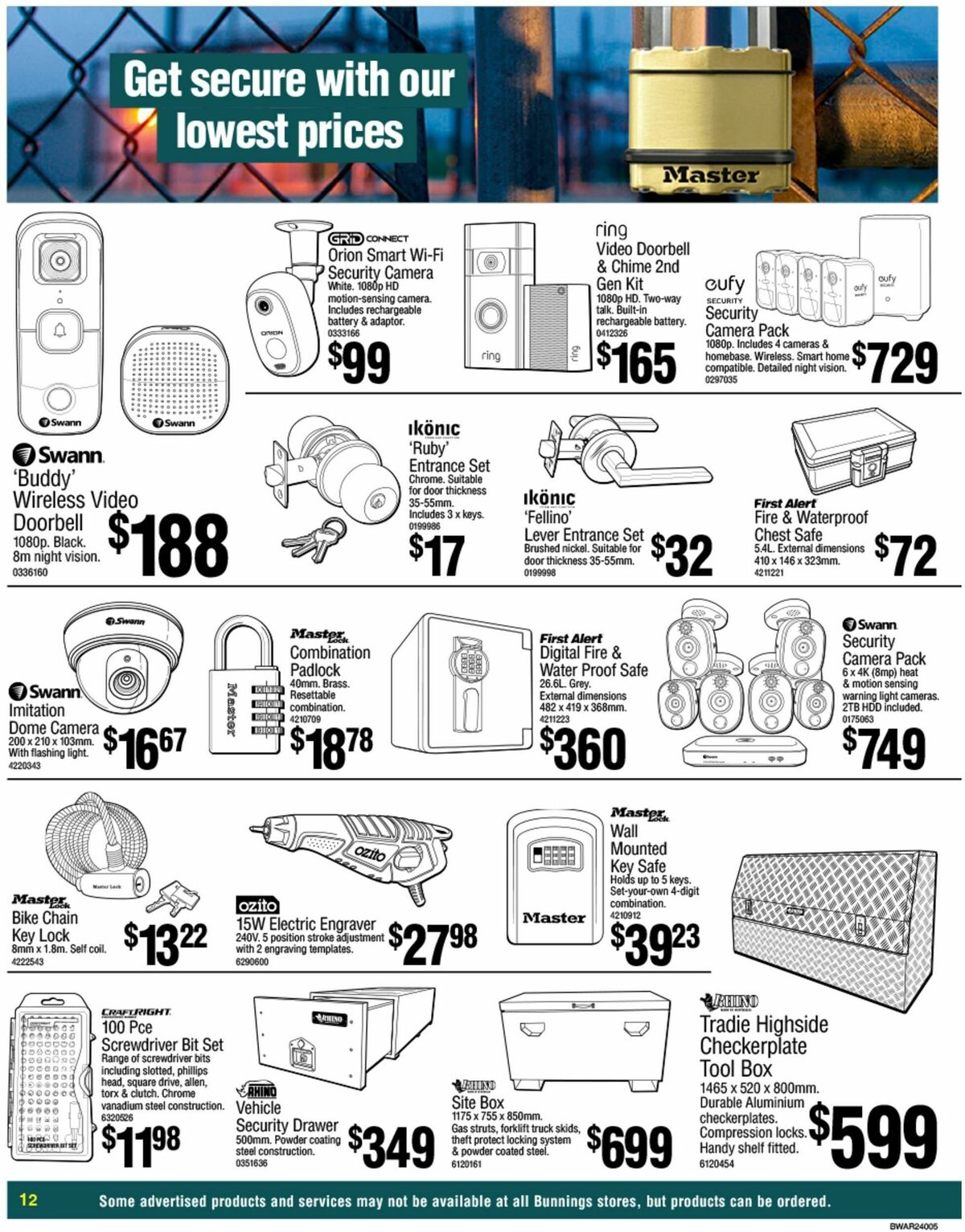 Bunnings Warehouse Catalogues from 31 October