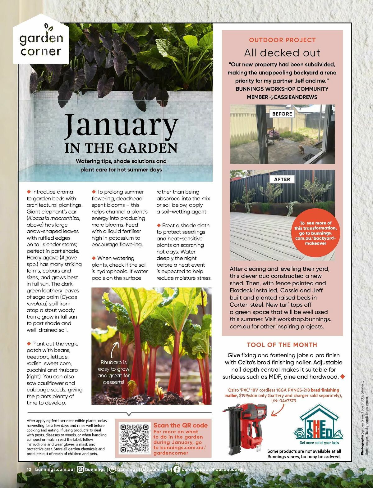 Bunnings Warehouse Magazine January Catalogues from 1 January