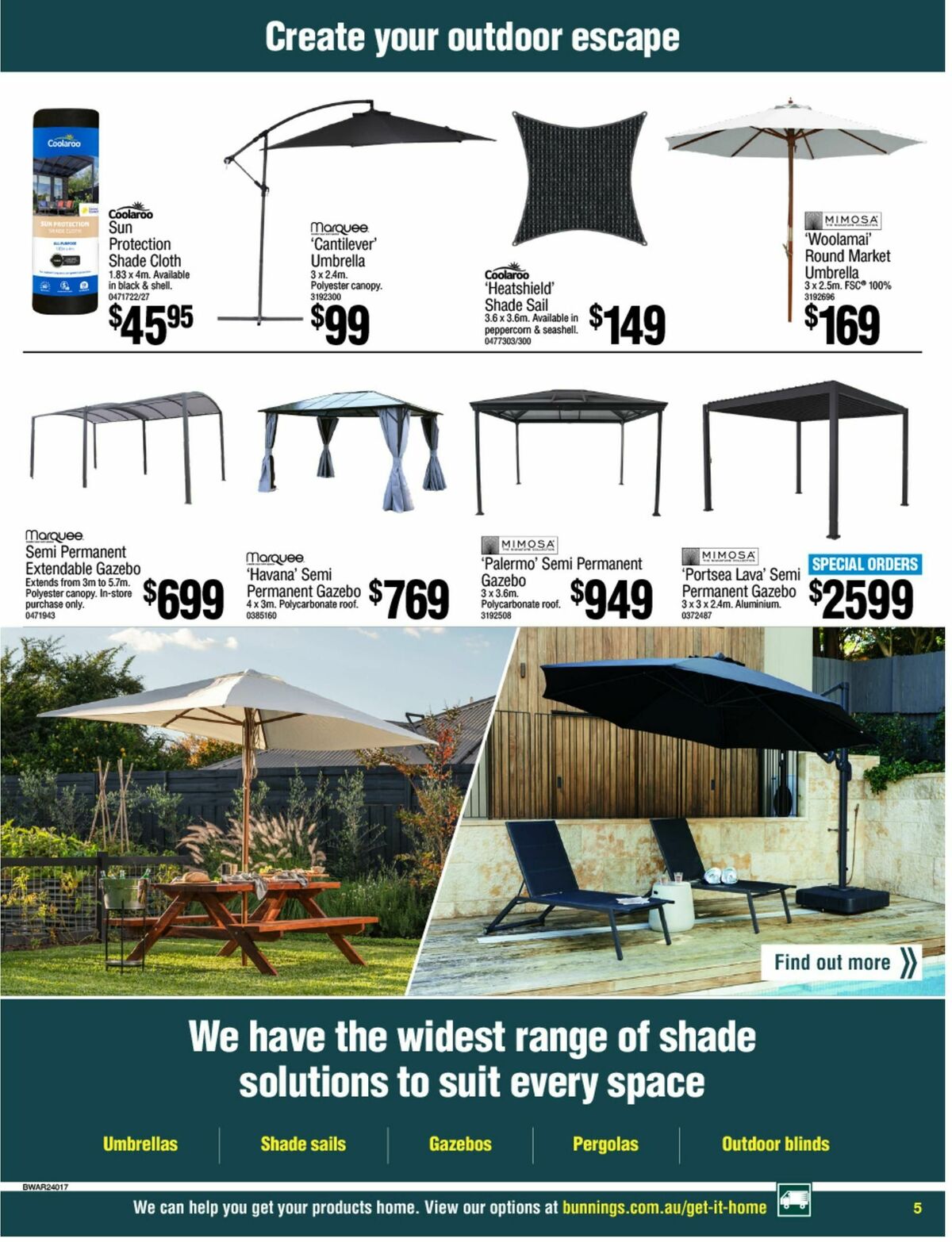 Bunnings Warehouse Catalogues from 24 January