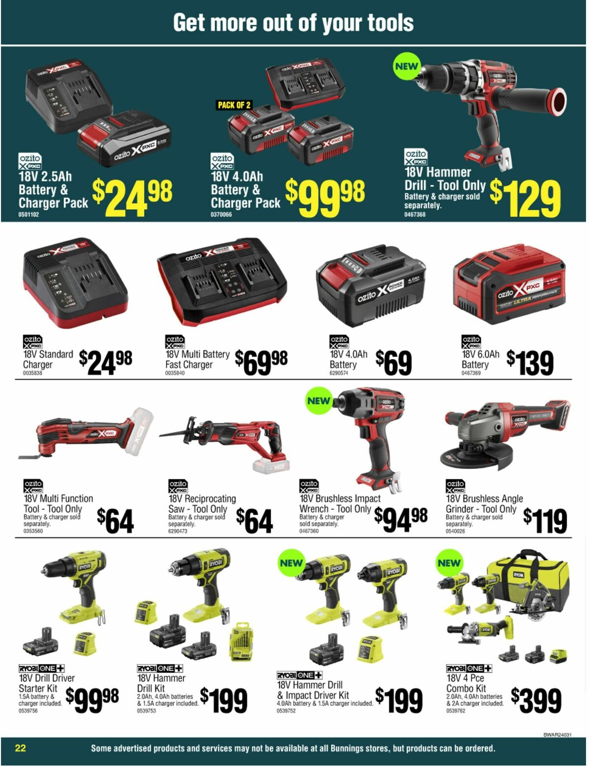 Bunnings Warehouse Catalogues from 22 May