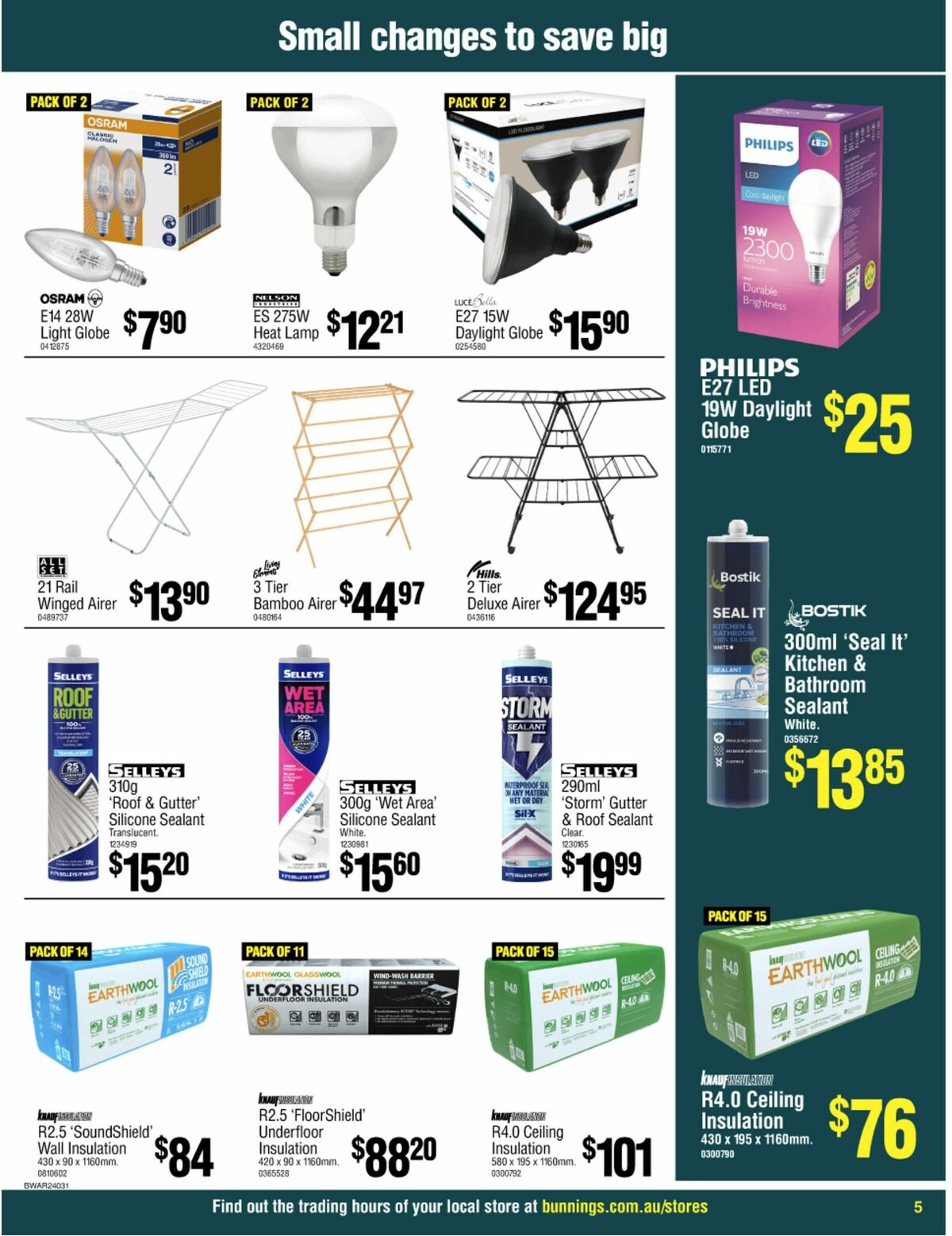 Bunnings Warehouse Catalogues from 22 May