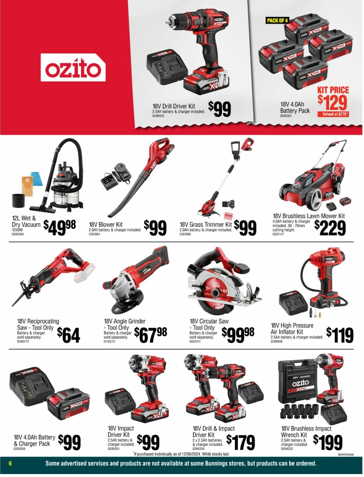 Bunnings Warehouse Catalogues from 12 June