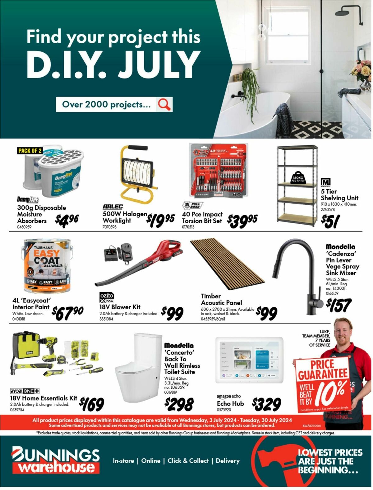 Bunnings Warehouse Catalogues from 3 July