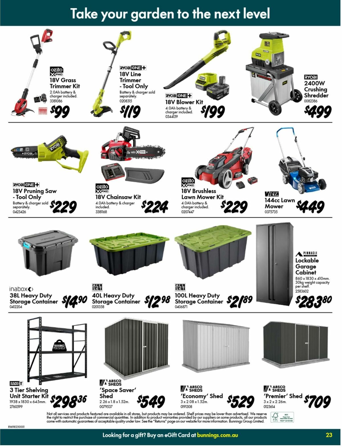 Bunnings Warehouse Catalogues from 3 July