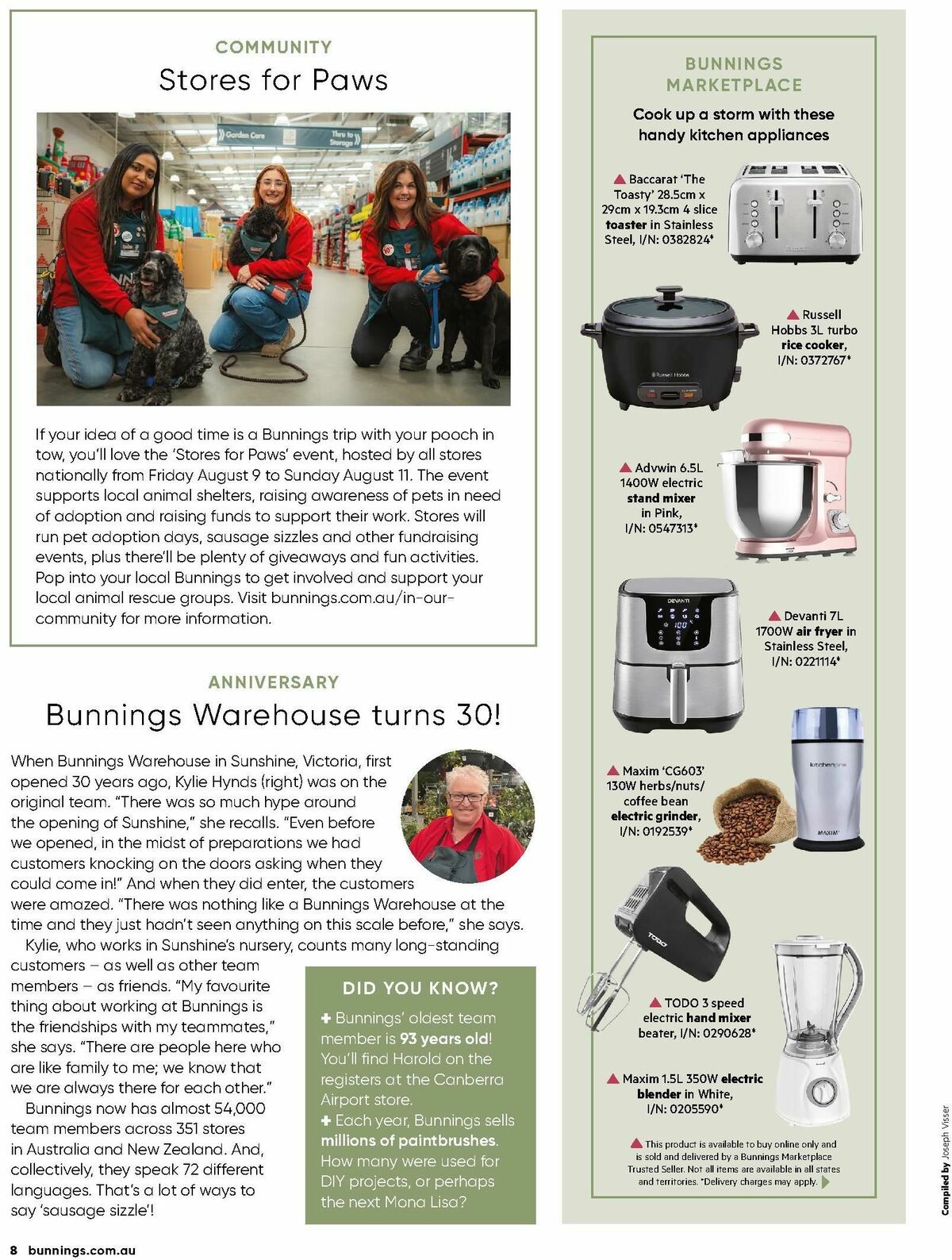 Bunnings Warehouse Magazine August Catalogues from 1 August