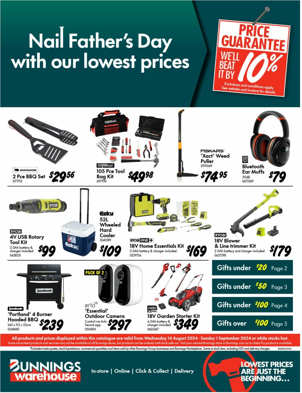 Bunnings Warehouse Catalogues from 14 August