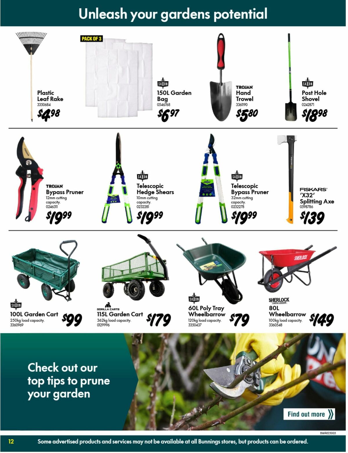 Bunnings Warehouse Catalogues from 14 August