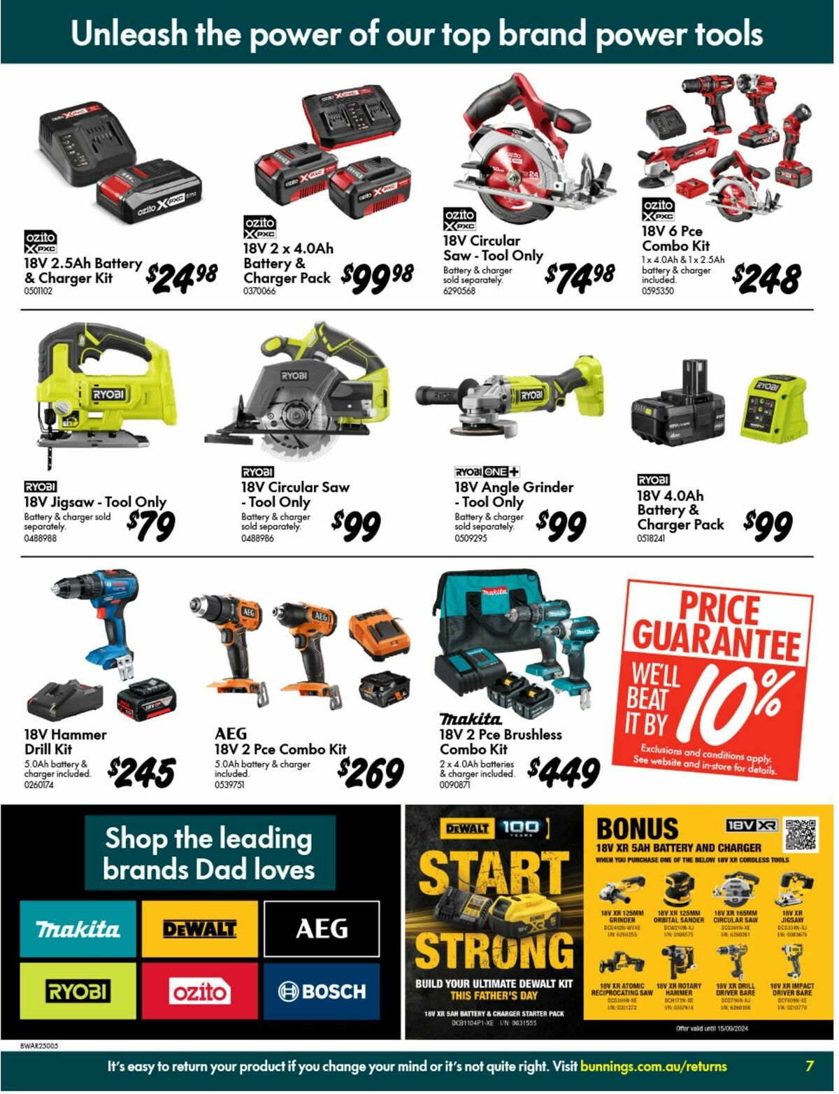 Bunnings Warehouse Catalogues from 14 August