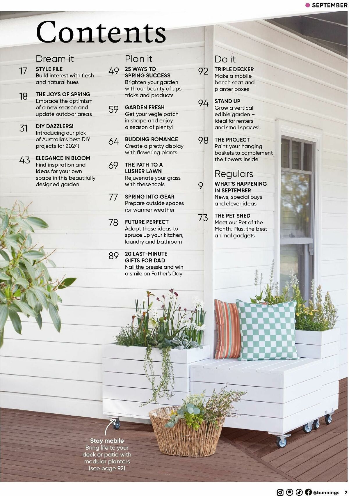 Bunnings Warehouse Magazine September Catalogues from 1 September