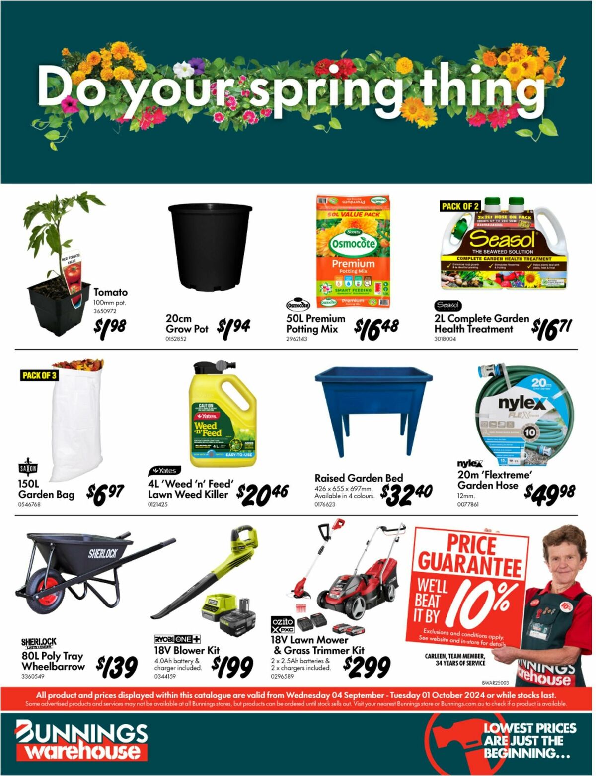 Bunnings Warehouse Catalogues from 4 September