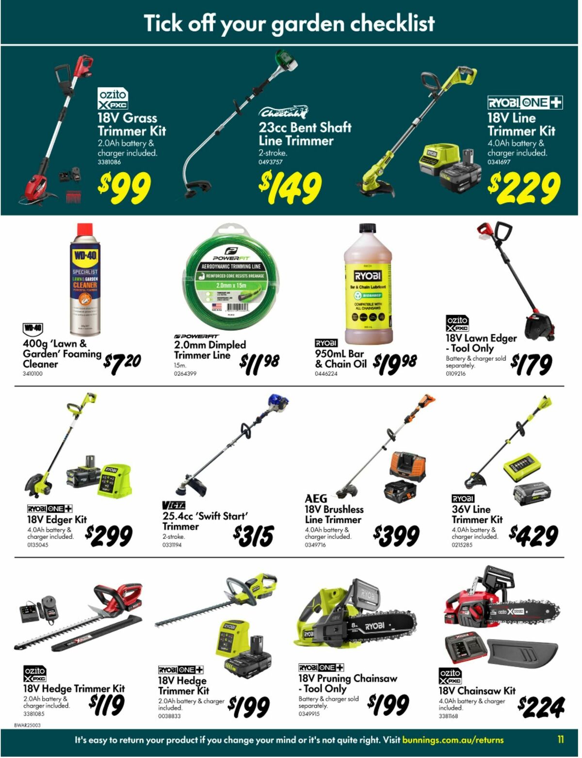 Bunnings Warehouse Catalogues from 4 September