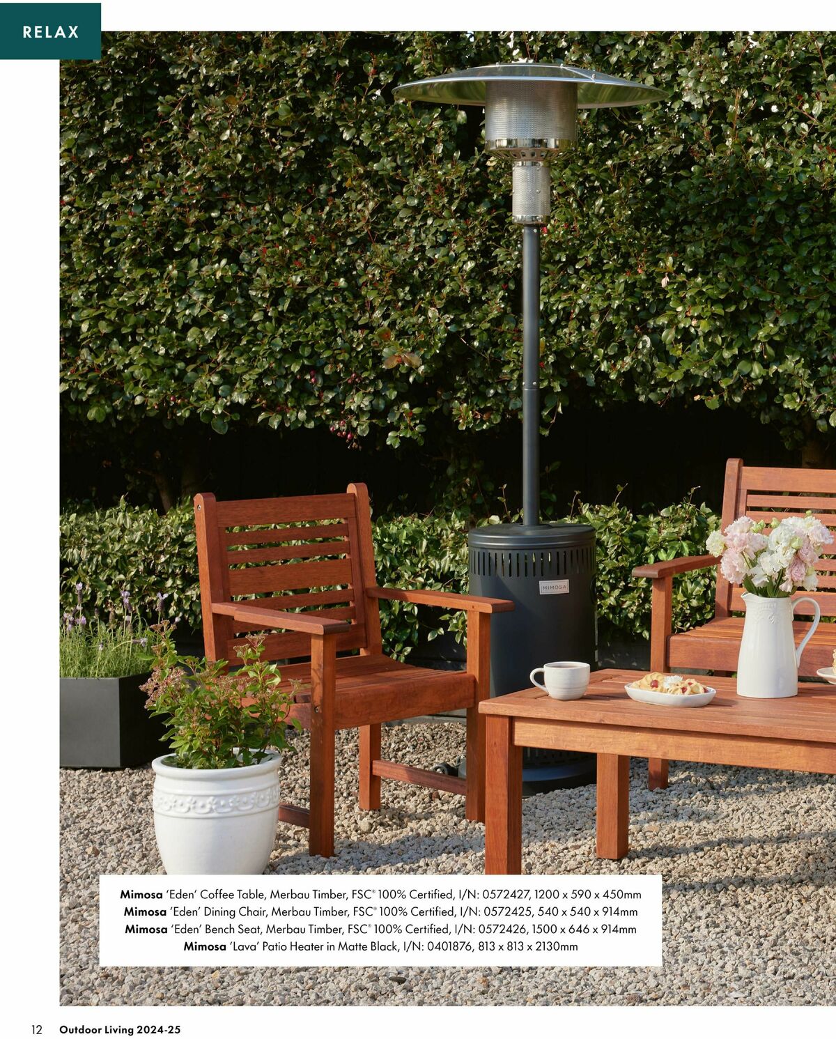 Bunnings Warehouse Outdoor Living Range Book Catalogues from 3 September