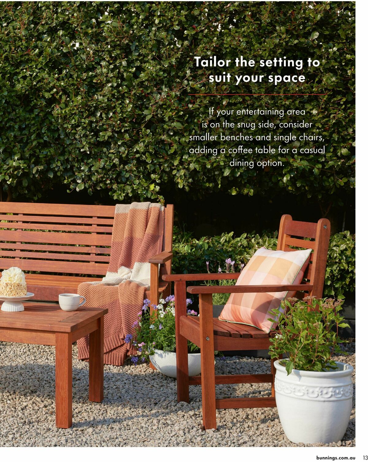 Bunnings Warehouse Outdoor Living Range Book Catalogues from 3 September