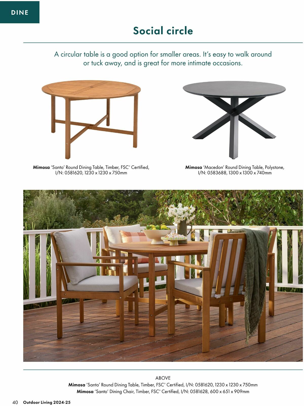 Bunnings Warehouse Outdoor Living Range Book Catalogues from 3 September