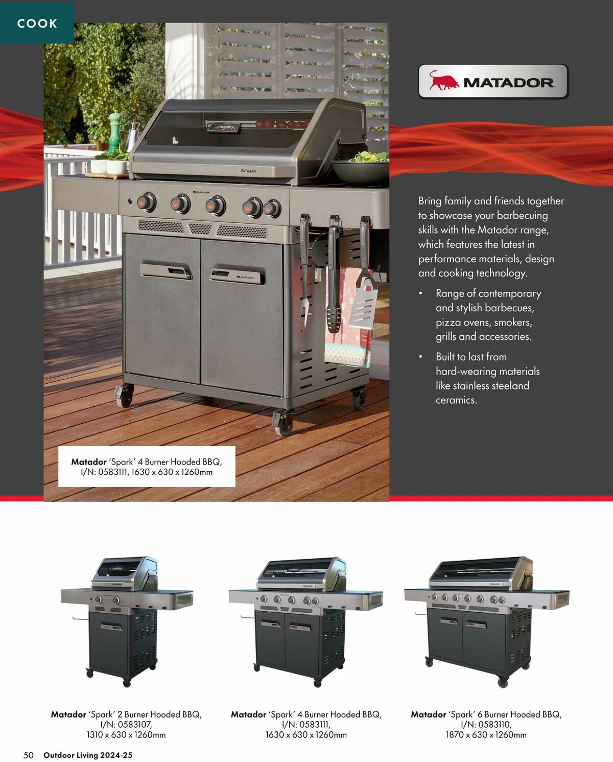 Bunnings Warehouse Outdoor Living Range Book Catalogues from 3 September