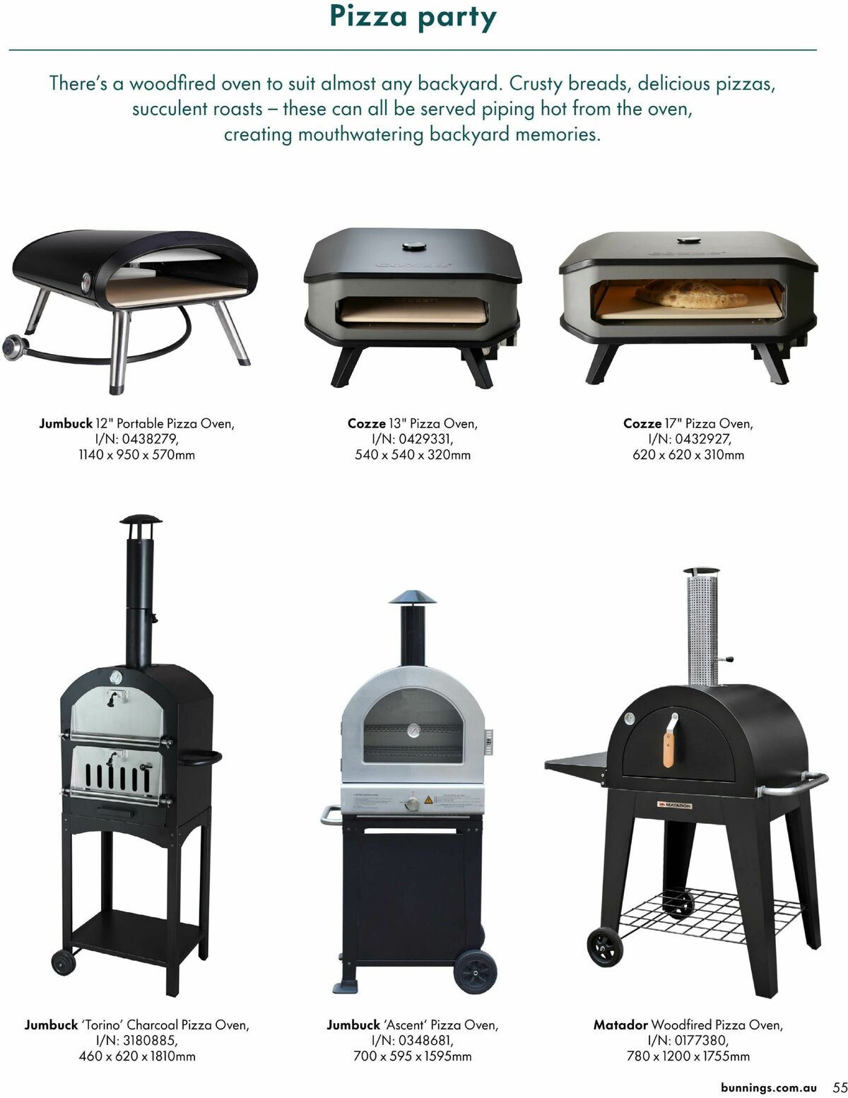 Bunnings Warehouse Outdoor Living Range Book Catalogues from 3 September