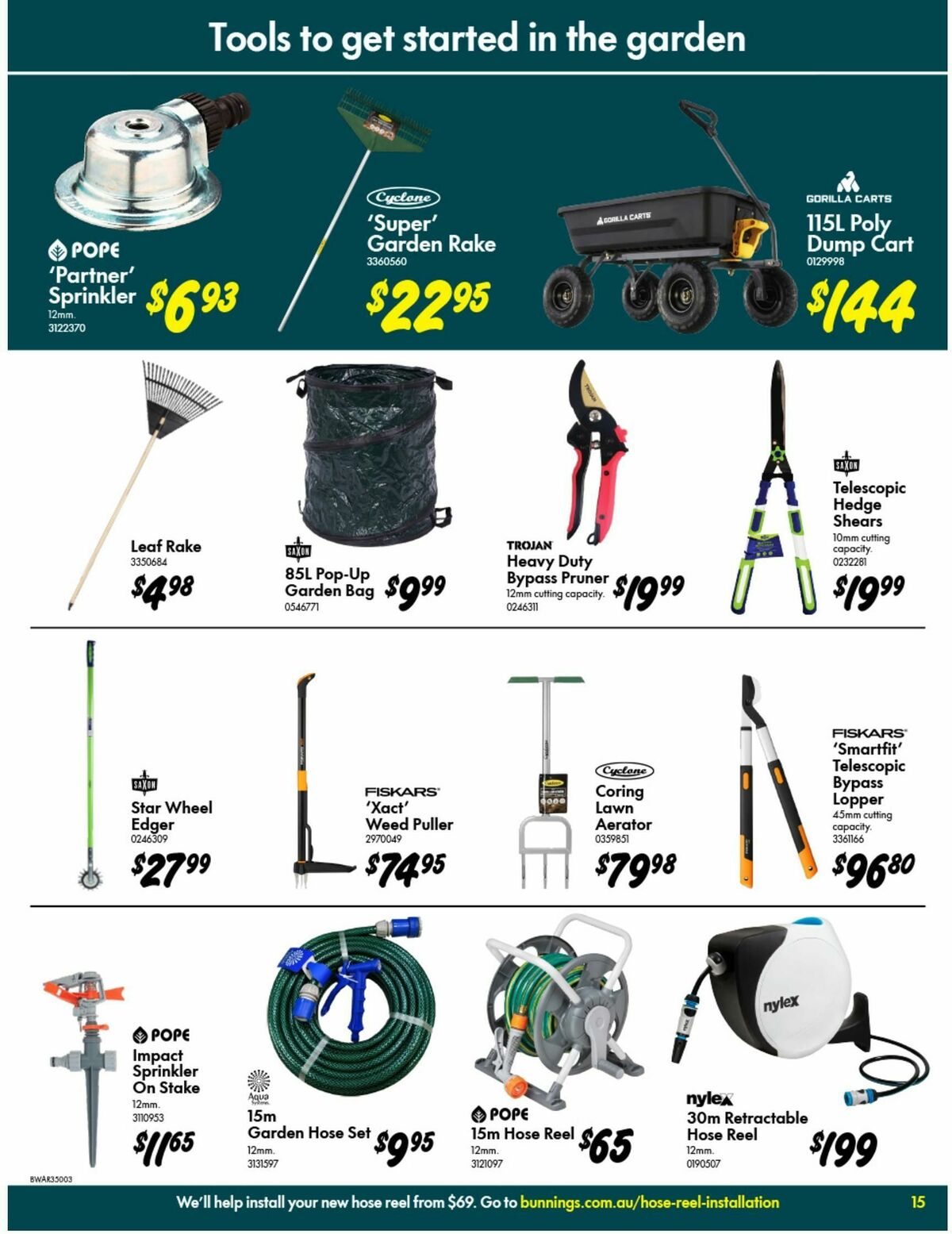 Bunnings Warehouse Catalogues from 2 October