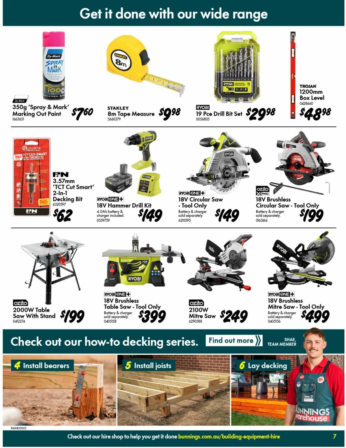 Bunnings Warehouse Catalogues from 2 October