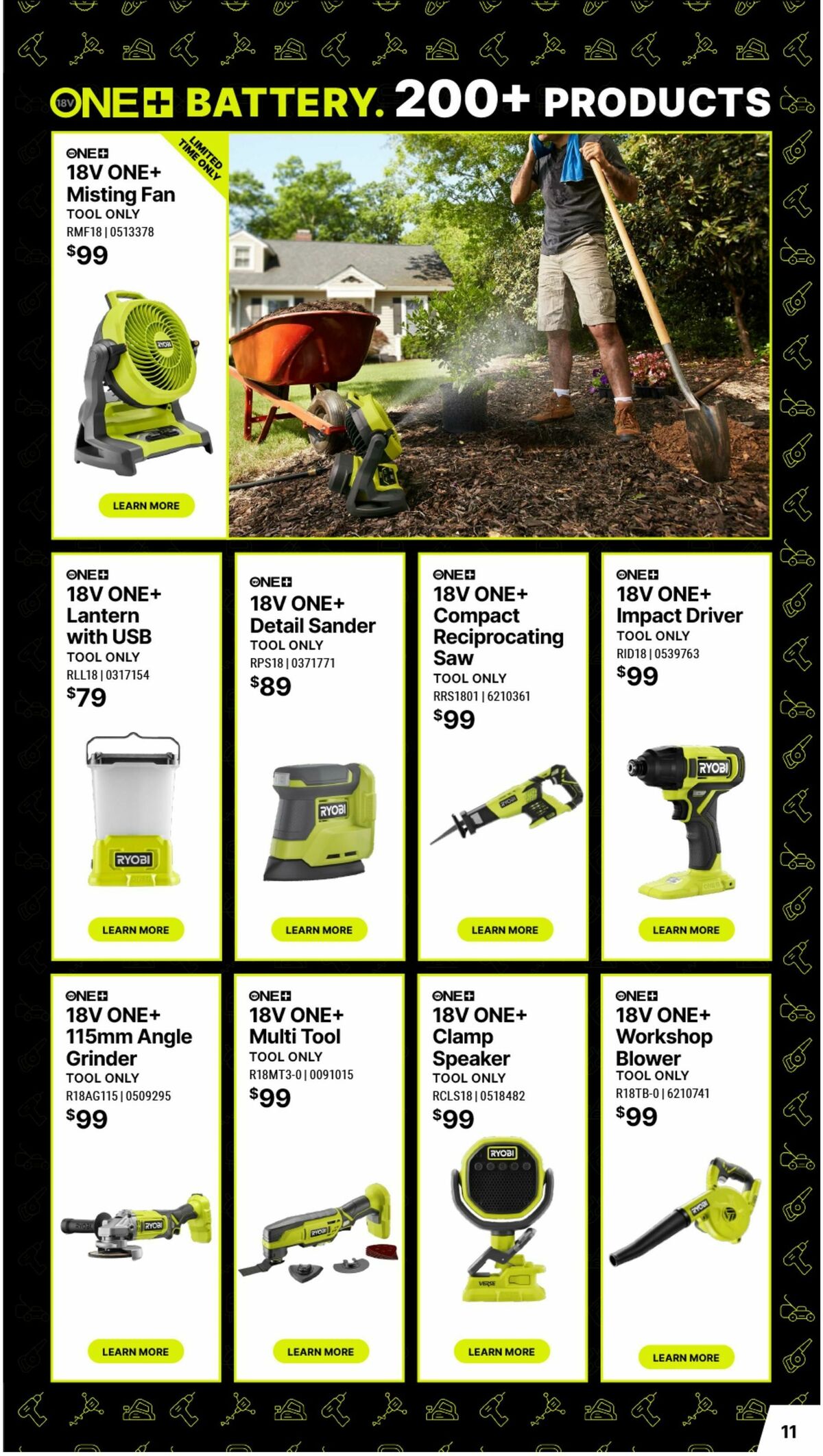 Bunnings Warehouse RYOBI Christmas Catalogue Catalogues from 17 November