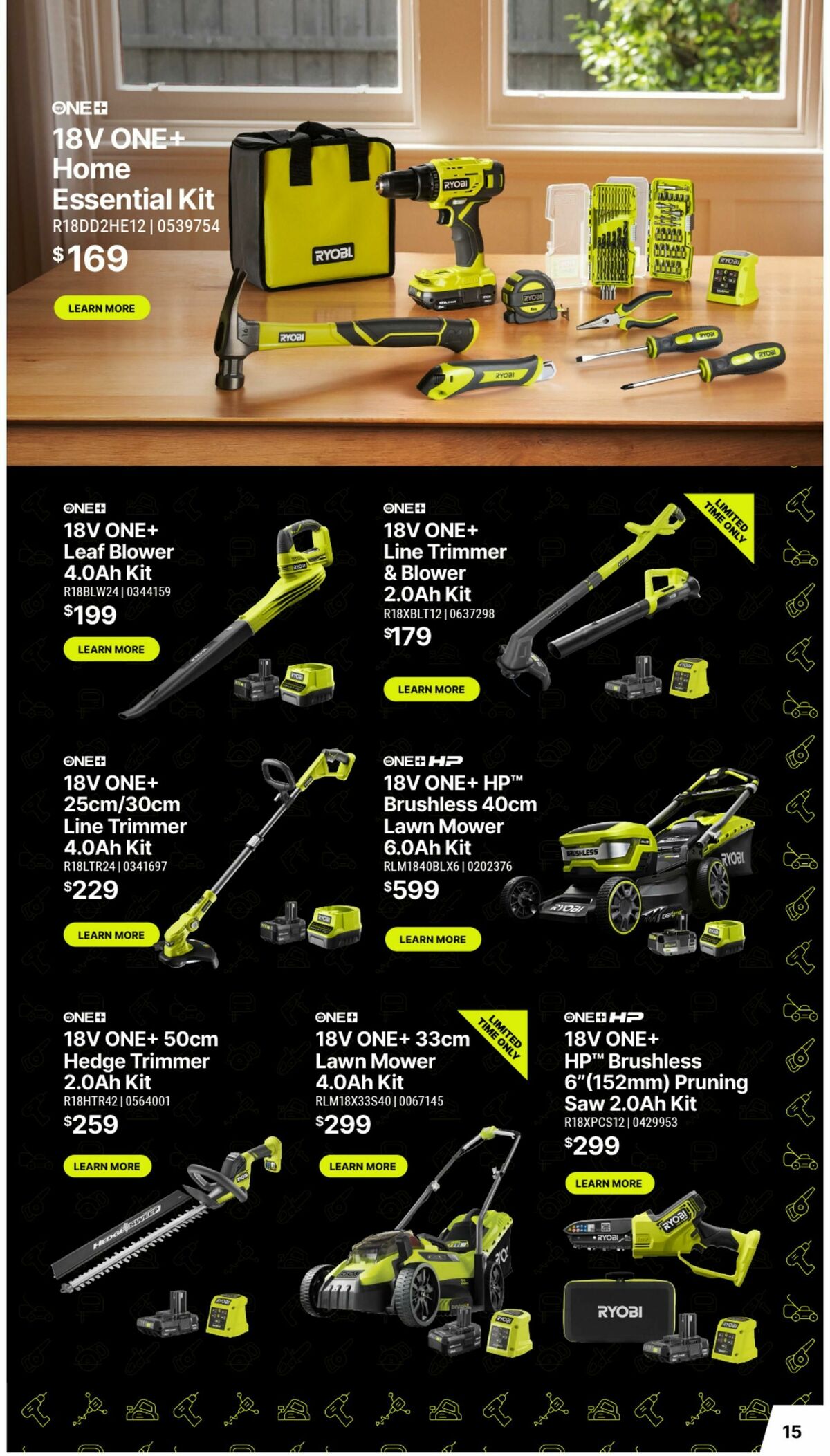 Bunnings Warehouse RYOBI Christmas Catalogue Catalogues from 17 November