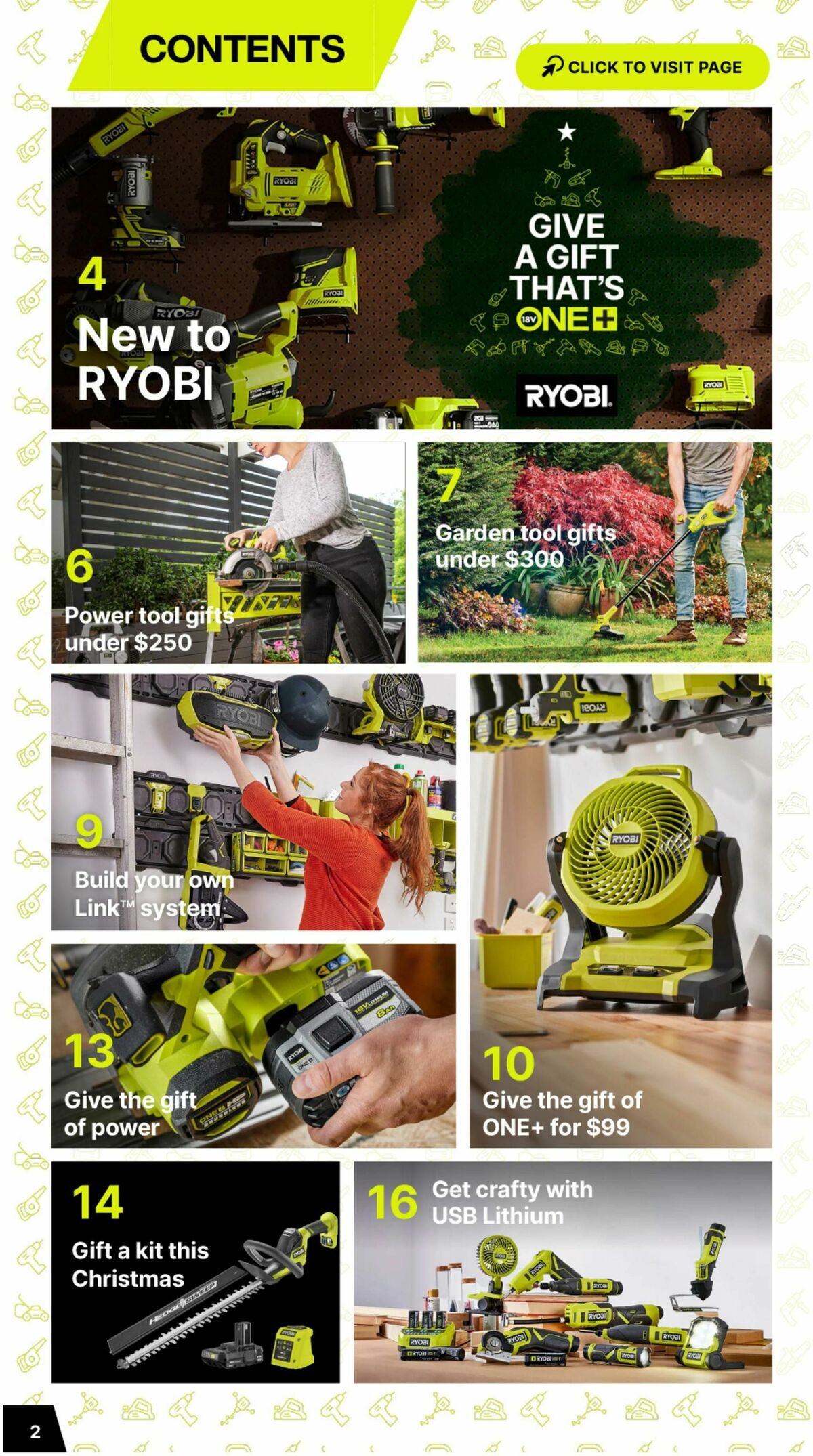 Bunnings Warehouse RYOBI Christmas Catalogue Catalogues from 17 November