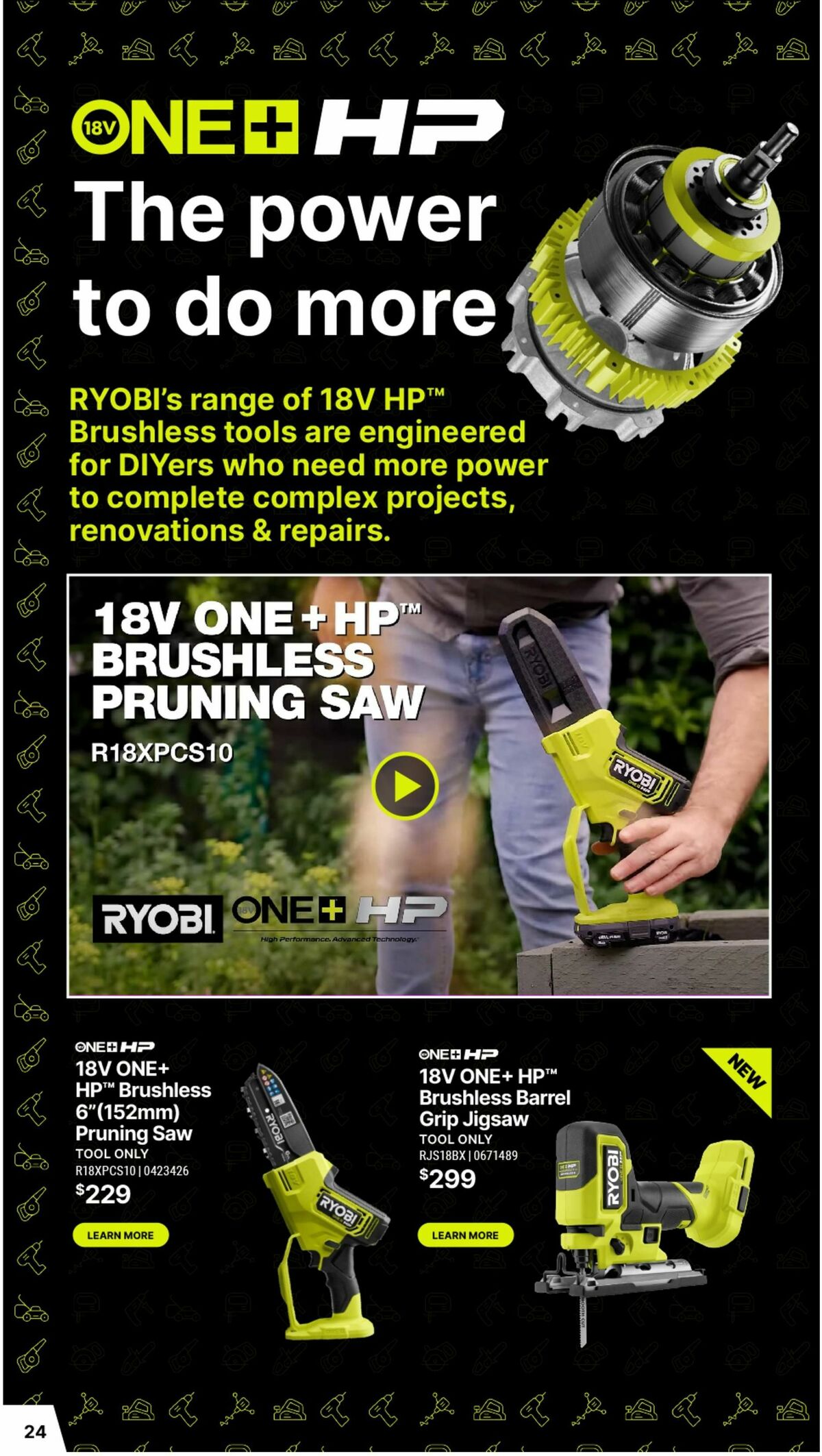 Bunnings Warehouse RYOBI Christmas Catalogue Catalogues from 17 November