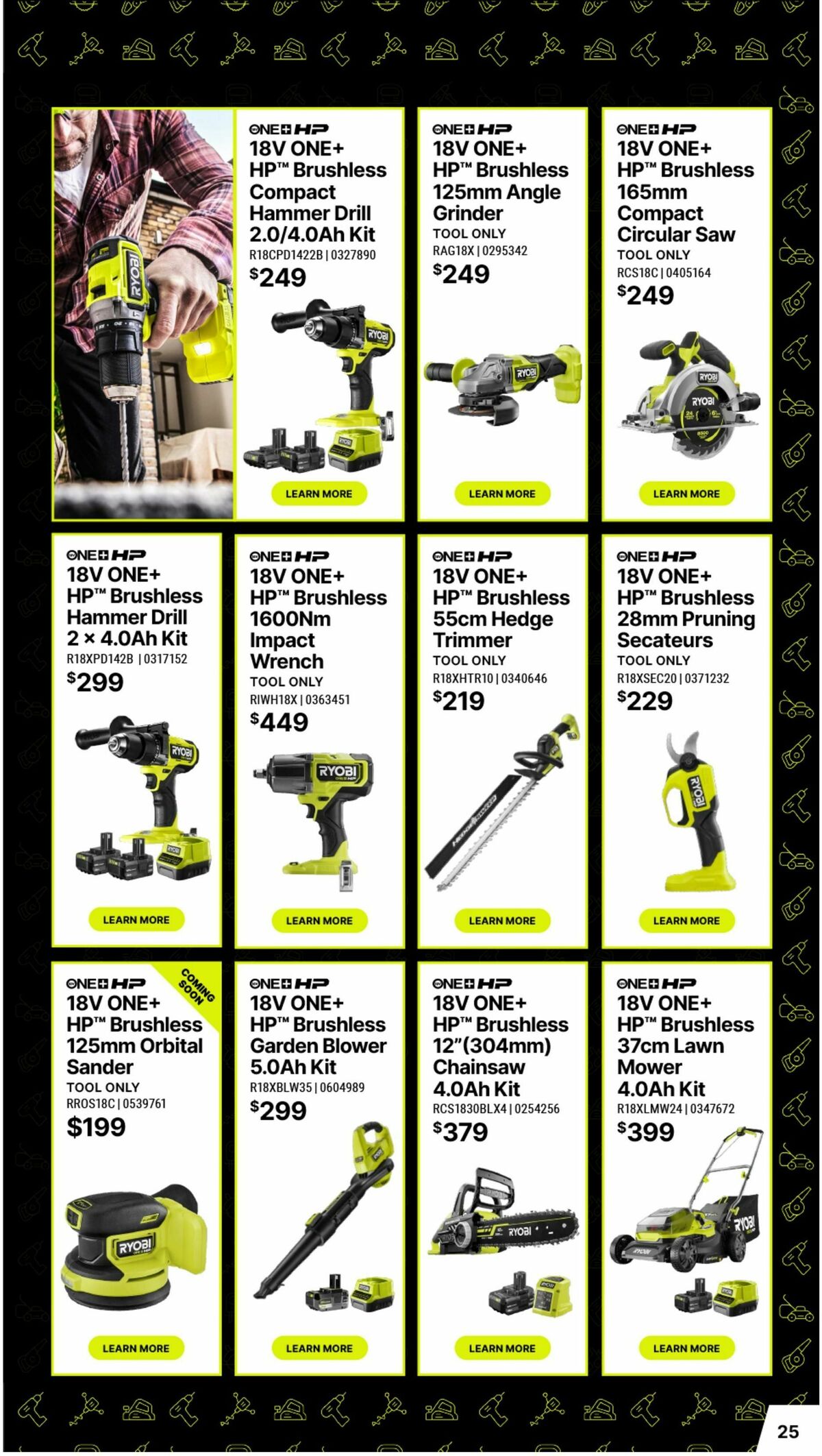 Bunnings Warehouse RYOBI Christmas Catalogue Catalogues from 17 November