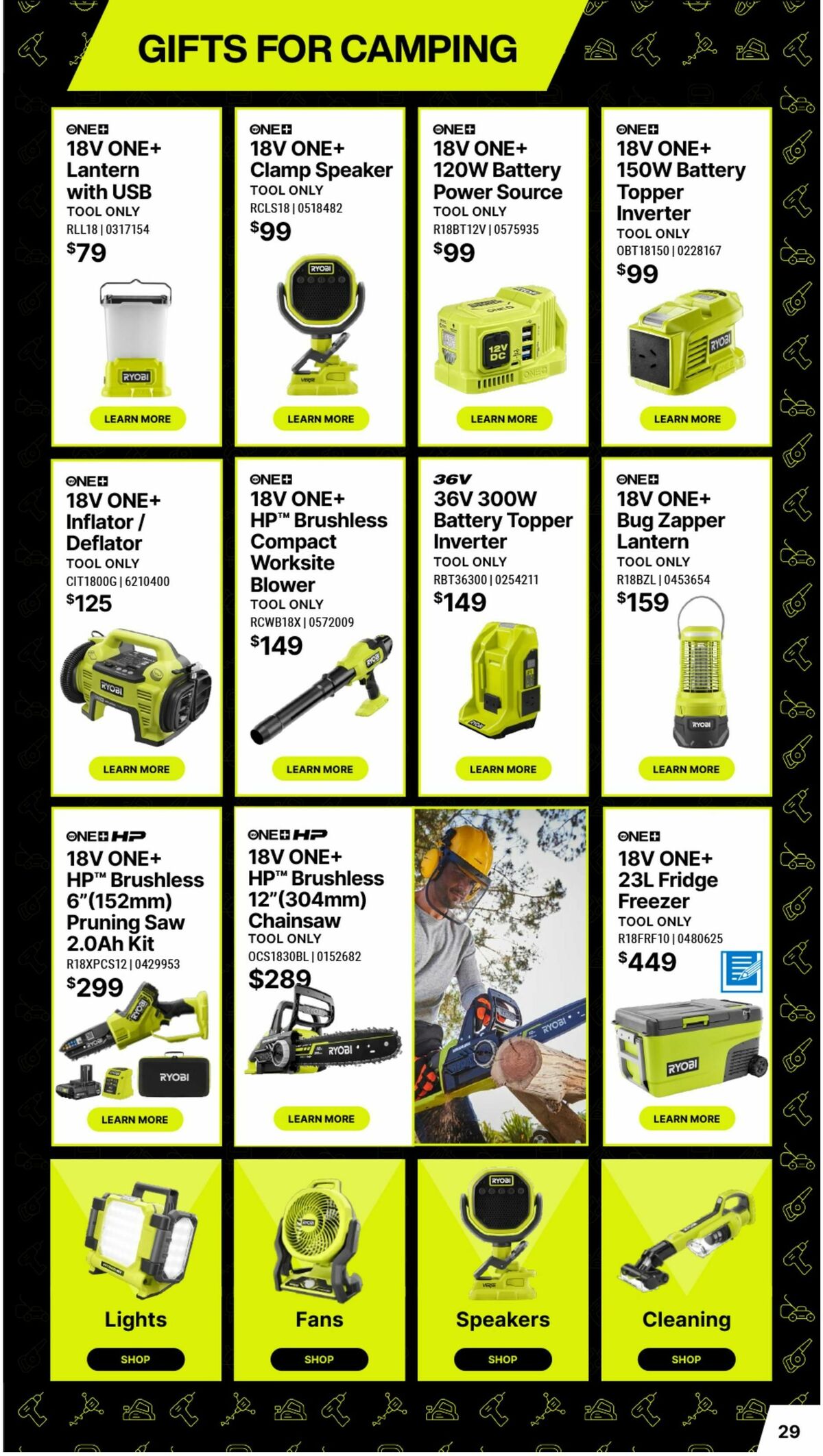 Bunnings Warehouse RYOBI Christmas Catalogue Catalogues from 17 November