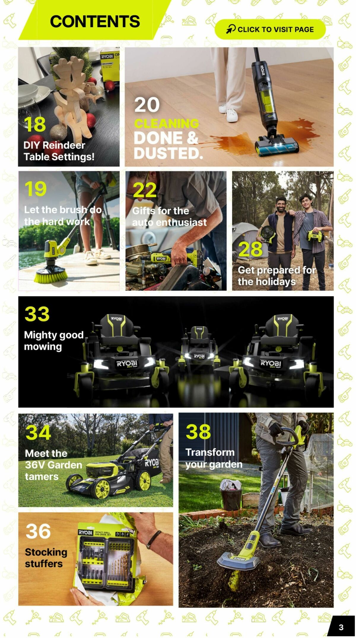 Bunnings Warehouse RYOBI Christmas Catalogue Catalogues from 17 November