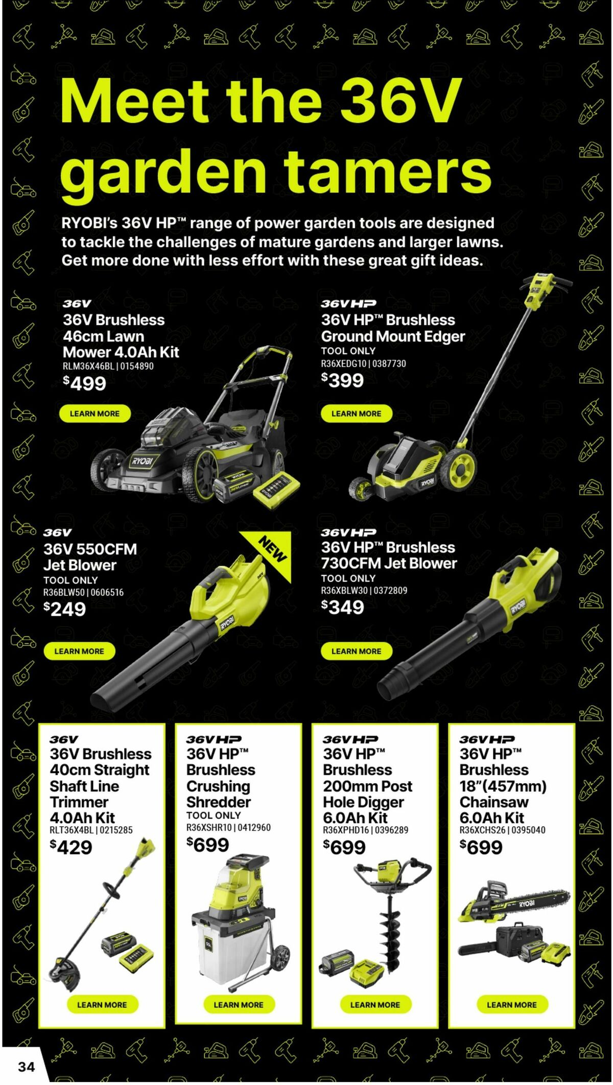 Bunnings Warehouse RYOBI Christmas Catalogue Catalogues from 17 November