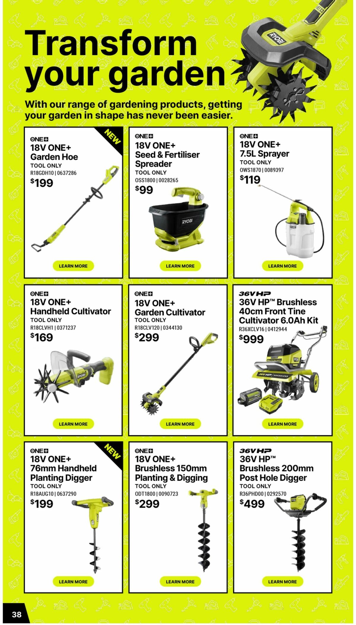 Bunnings Warehouse RYOBI Christmas Catalogue Catalogues from 17 November