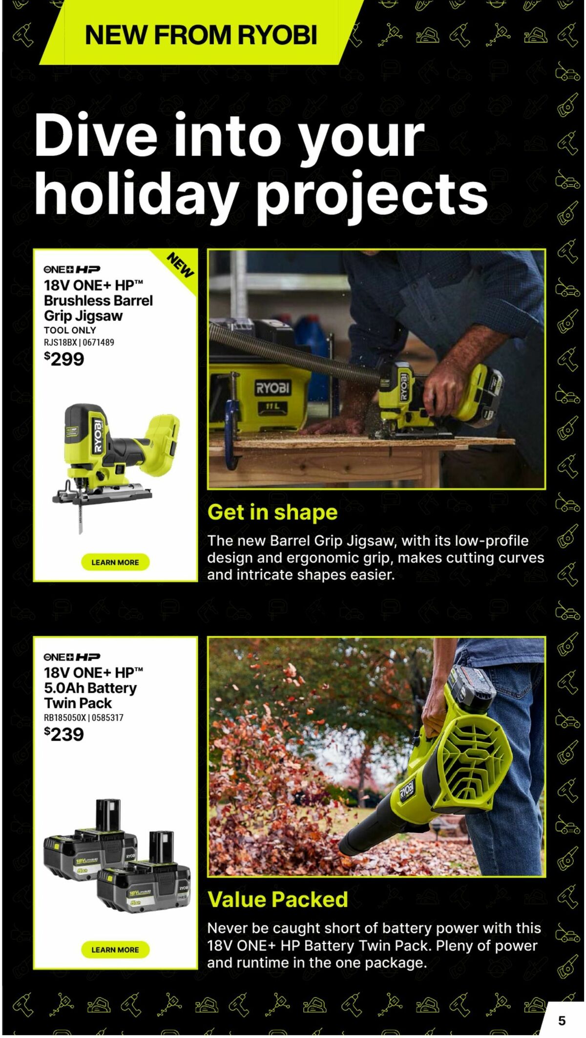 Bunnings Warehouse RYOBI Christmas Catalogue Catalogues from 17 November