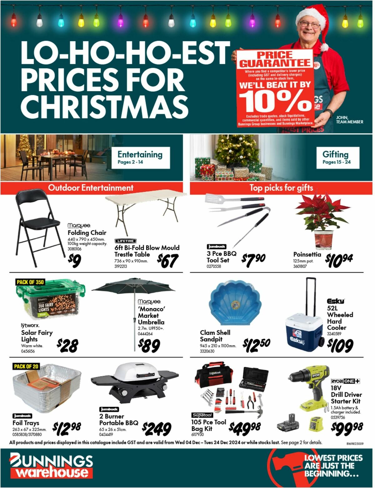 Bunnings Warehouse Catalogues from 4 December